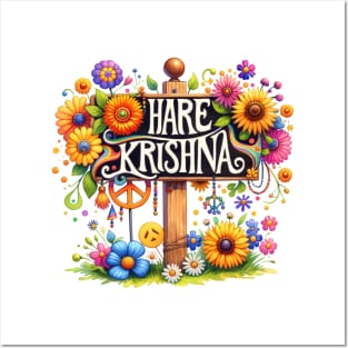 Hare Krishna Sign Posters and Art